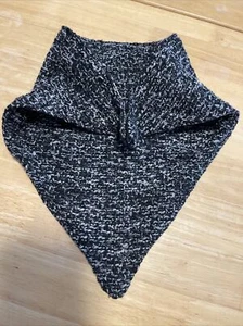 Schal Halsausschnitt Cowl schwarz/weiß magnetisch (100 % Polyester) Damen NEU - Bild 1 von 7
