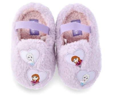 Zapatilla sin cordones Frozen License púrpura poliéster punta redonda niña talla 9/10 Foto 1 de 4