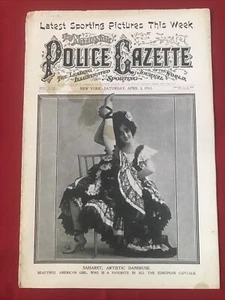 Police Gazette ￼April 3, 1915 Christy Mathewson - Picture 1 of 8