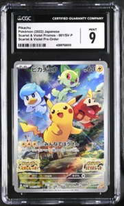 Tarjeta de reserva de reserva de Pikachu 001/SV-P 9 COMO NUEVA como nueva Pikachu 001/SV-P - Imagen 1 de 2