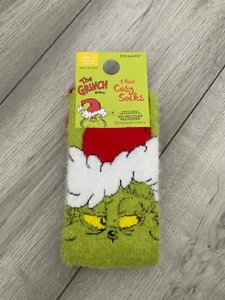 DR SUESS THE GRINCH COSY SOCKS, BRAND NEW, SIZE 4-8.XMAS - Picture 1 of 2
