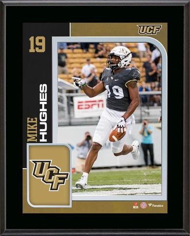 Mike Hughes UCF Knights 10.5' x 13' Sublimated Player Plaque Cover