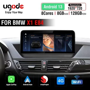 Ugode 10.25inch 8+128G Android13 Screen CARPLAY GPS for BMW X1 E84 2009-2015 CIC - Picture 1 of 13