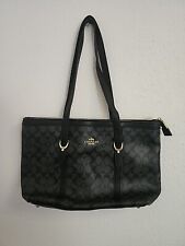 Black Logo Coach Purse Full Size. Great Condition Handbag Coach Purse 