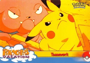 TEAMWORK #54 - BLUE LOGO - NON-HOLO - Topps POKEMON CARD - NM/LP - Picture 1 of 2