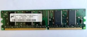 MICRON PC-2100 DDR-266 NON-ECC MEMORY RAM MT4VDDT1664AG-265B1 (1 X 128MB) ๐ - Picture 1 of 4