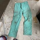 34 Size Welding Work Green Pants Flame Resistant Made By Magid
