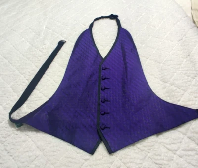 Chaleco Esmoquin Perry Ellis Noche Para Hombres Ajuste Todo (37-50) Espalda Abierta Boda Baile de graduación 5956 Foto 1 de 4