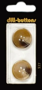 Dill Buttons ~ (0977) - 3/4" - 2 ct - Picture 1 of 1