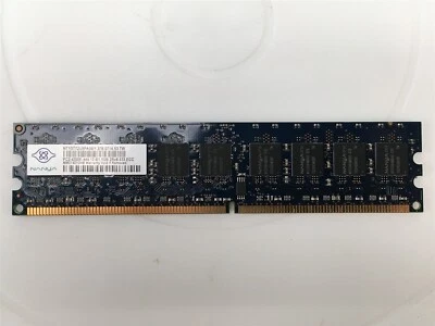 Nanya 1GB 2Rx8 PC2-4200E-444-12-B1 NT1GT72U8PA0BY - Image 1 of 2