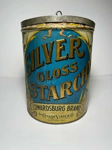 Silver Gloss Starch Edwardsburg Brand 6lb Tin - Picture 1 of 7