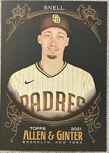 2021 Topps Allen & Ginter X Blake Snell #170 Free Shipping Always! - Picture 1 of 2