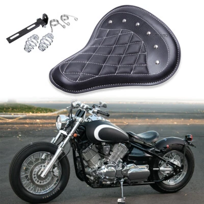 Motorcycle Solo Seat Spring For Yamaha V-Star 250 650 950 1100 Bobber Chopper - Image 1 of 4