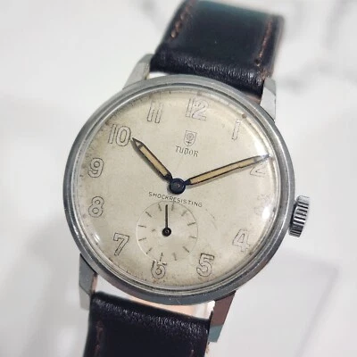 Винтажные мужские военные ударопрочные часы Tudor от Rolex корпус Handley 31 мм  - Изображение 1 из 4