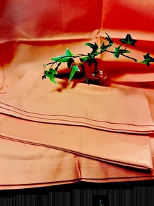 Williams Sonoma Stoffservietten 4er Set, Bright Peach Einfarbig Neu! - Bild 1 von 2