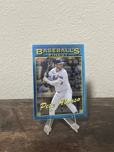 2024 Topps Finest Pete Alonso Baseball's Finest Blue - Bild 1 von 2