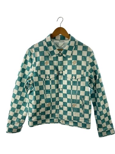 LOUIS VUITTON（LV） LOUIS VUITTON altra giacca 48 cotone verde check RM2129 IM3 HLA20W usata