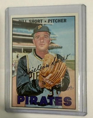 1967 Topps HI# 577 Bill Short DEC.2022 Mets pirates autographed Signed auto - Image 1 of 2