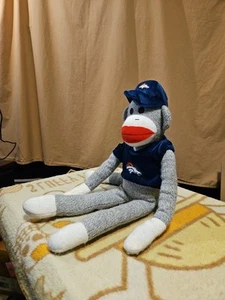 Forever Collectibles Approx 20" Denver Broncos Sock Monkey Official NFL Plush - Picture 1 of 11