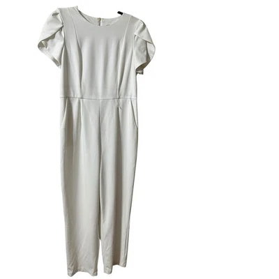 Mono para mujer Calvin Klein 12 blanco manga corta elástico clásico de lujo Foto 1 de 4