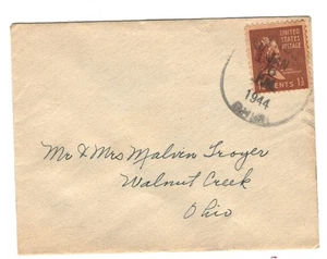 PREXIE STAMP ONE HALF CENT TYED ON COVER JAN.6,44 - Picture 1 of 1