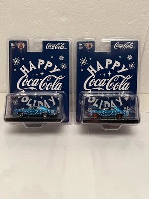 2025 M2 Machines Christmas 1:64 Coca-Cola Dodge Dart Swinger CHASE + Main New - Image 1 of 4