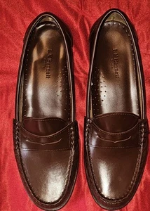 L.K. Bennet Bordeaux Casual Loafers EU size 38 US size 7 Excellent Lightly Used - Picture 1 of 10
