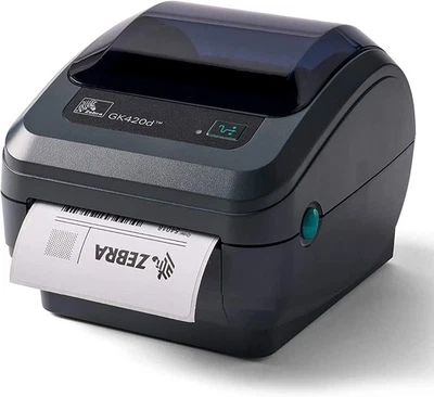 Zebra Desktop Thermal Transfer Label Printer ZD420d (GK42-202210-000) - New - Image 1 of 3