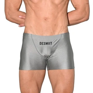Traje de baño de secado rápido elástico forrado de malla deportivo para hombre S4524 - Imagen 1 de 28