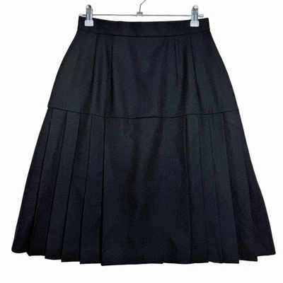 Винтажная женская юбка Liz Claiborne Collections 10 черная шерстяная с подкладкой повседневная - Изображение 1 из 4