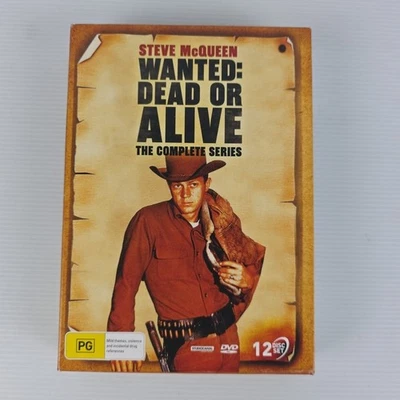 Wanted: Dead Or Alive Complete Series Steve McQueen DVD Box Set Region 4 RARE - Image 1 of 4