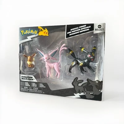 Eevee Umbreon Espeon Pack de 3 Pokemon Select Foto 1 de 3