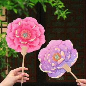 Lasrge Dancing Fan Yangko Stage Performance Fan Home Decor - Picture 1 of 16