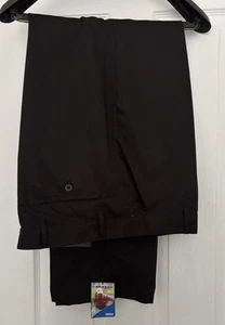 BNWT Dunlop Sport Mens Size 38L 33” Leg Black Golf Trousers - Cost £29.99 - Picture 1 of 7