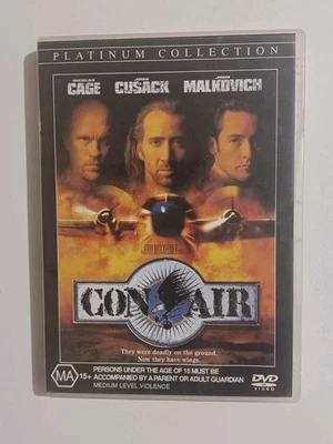 Con Air DVD Good Condition (Region 4, 2003) Nicolas Cage Action Free Postage - image 1 of 4