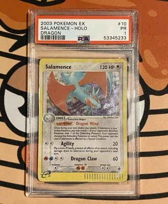 salamence 10/97 holo PSA 1 - POP 2 - Image 1 of 3