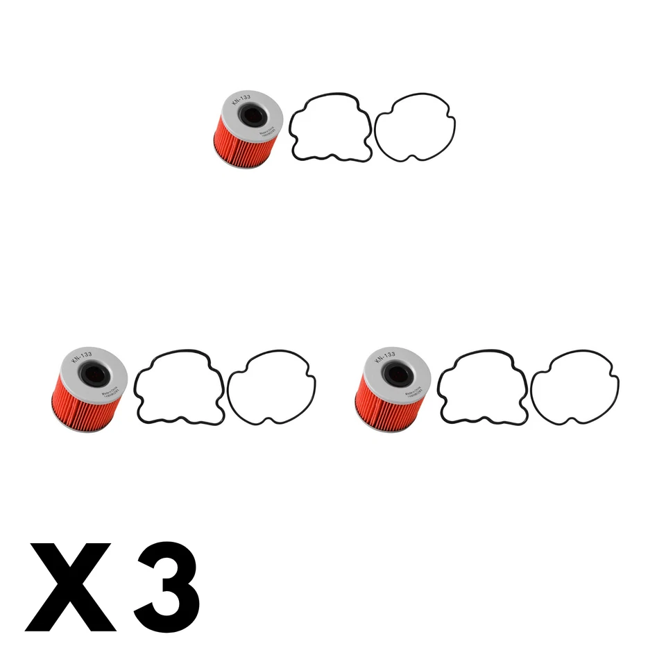 3 Pack K&N Oil Filter for Suzuki GS550 1977-1980 - Image 1 of 1