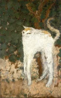 Impresión de calidad Le Chat Blanc (The White Cat) de Pierre Bonnard - Frame Me Foto 1 de 2