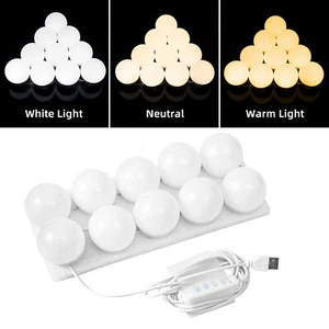 Vanity Mirror String Light Kit 3 Adjustable Lights for Dressing Table & Lighting - Picture 1 of 8