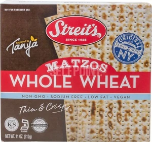 Streit's Whole Wheat Matzah Kosher [Not For Passover] (2-Pack) - Picture 1 of 2