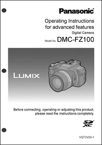 Panasonic Lumix DMC-FZ100 Advanced Camera Manuale di istruzioni manuale - Foto 1 di 1