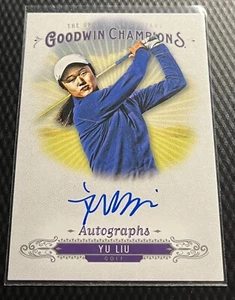 2018 UD Goodwin Yu Liu LPGA Golfer On-Card Pack Auto #A-YL - Picture 1 of 3