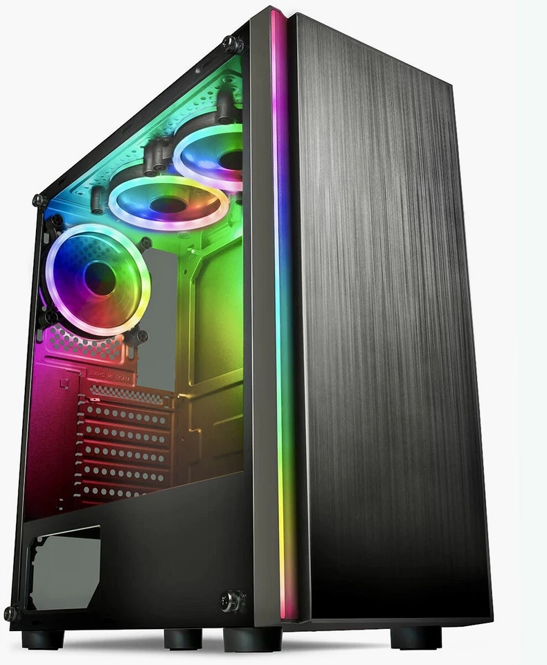 Ultra Fast AMD  Quad Thread 16GB Vega3 120GB SSD Gaming PC Computer Windows 11 c - Image 1 of 1