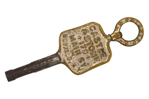 Castle & Stone Juweliere Werbung Taschenuhr Schlüssel - Buffalo, NY - Ende 1800er - Bild 1 von 7