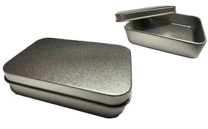 1x Pillen Box Dose Tablette Tabak Mint Fach Behälter Metall Medikament Schachtel - Bild 1 von 1