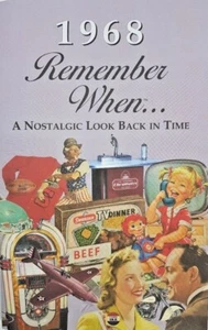 1968 Seek Publishing Remember When KardLet Cumpleaños famosos Aniversarios etc... - Imagen 1 de 3