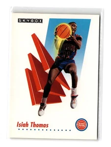 Isiah Thomas Basketball #88 1991-92 SkyBox Detroit Pistons - Picture 1 of 2