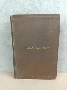Antique 1800's Cruden's Concordance to Old and New Testament Alexander Cruden - Picture 1 of 15