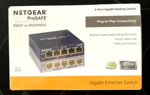 Neu, NETGEAR | GS305 v2 | Switch | 5 Port Gigabit | RJ45 LAN | Unmanaged Switch - Bild 1 von 1
