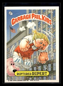 1986 Topps Garbage Pail Kids #199a Ruptured Rupert 5th Series 5 Sticker  Mint+